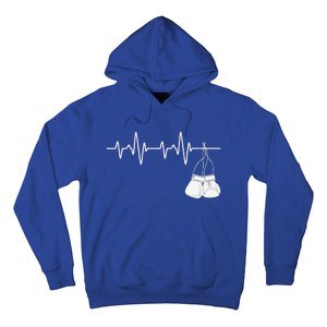 Boxing Heartbeat Boxing Lover Boxer Kickboxing Fan Hoodie