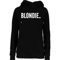 Blonde Hairstylist Blonde Hair Womens Funnel Neck Pullover Hood