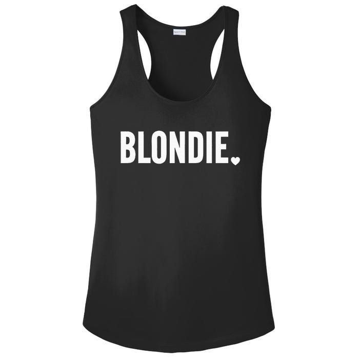 Blonde Hairstylist Blonde Hair Ladies PosiCharge Competitor Racerback Tank