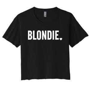 Blonde Hairstylist Blonde Hair Women's Crop Top Tee