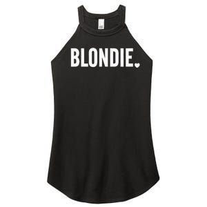 Blonde Hairstylist Blonde Hair Women's Perfect Tri Rocker Tank