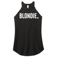 Blonde Hairstylist Blonde Hair Women's Perfect Tri Rocker Tank