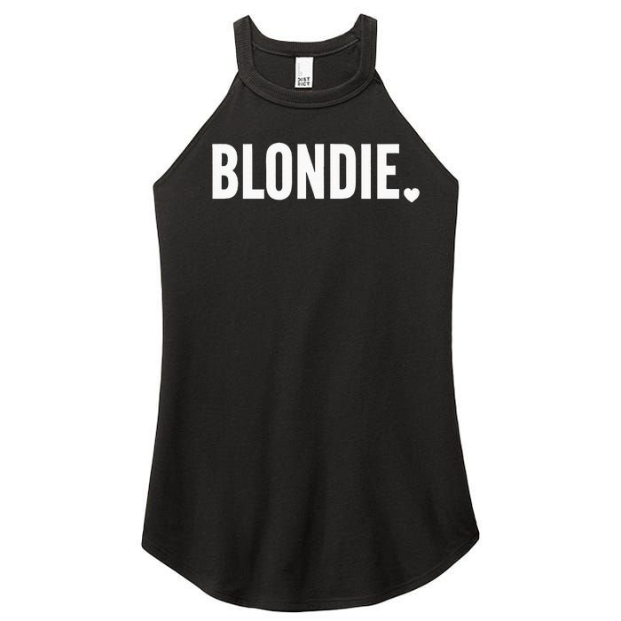 Blonde Hairstylist Blonde Hair Women's Perfect Tri Rocker Tank