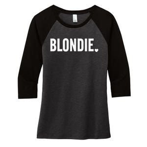 Blonde Hairstylist Blonde Hair Women's Tri-Blend 3/4-Sleeve Raglan Shirt