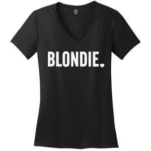 Blonde Hairstylist Blonde Hair Women's V-Neck T-Shirt