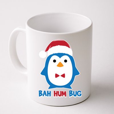 Bah Hum Bug Penguin Santa Hat Anti Xmas Scrooge Humor Gift Coffee Mug