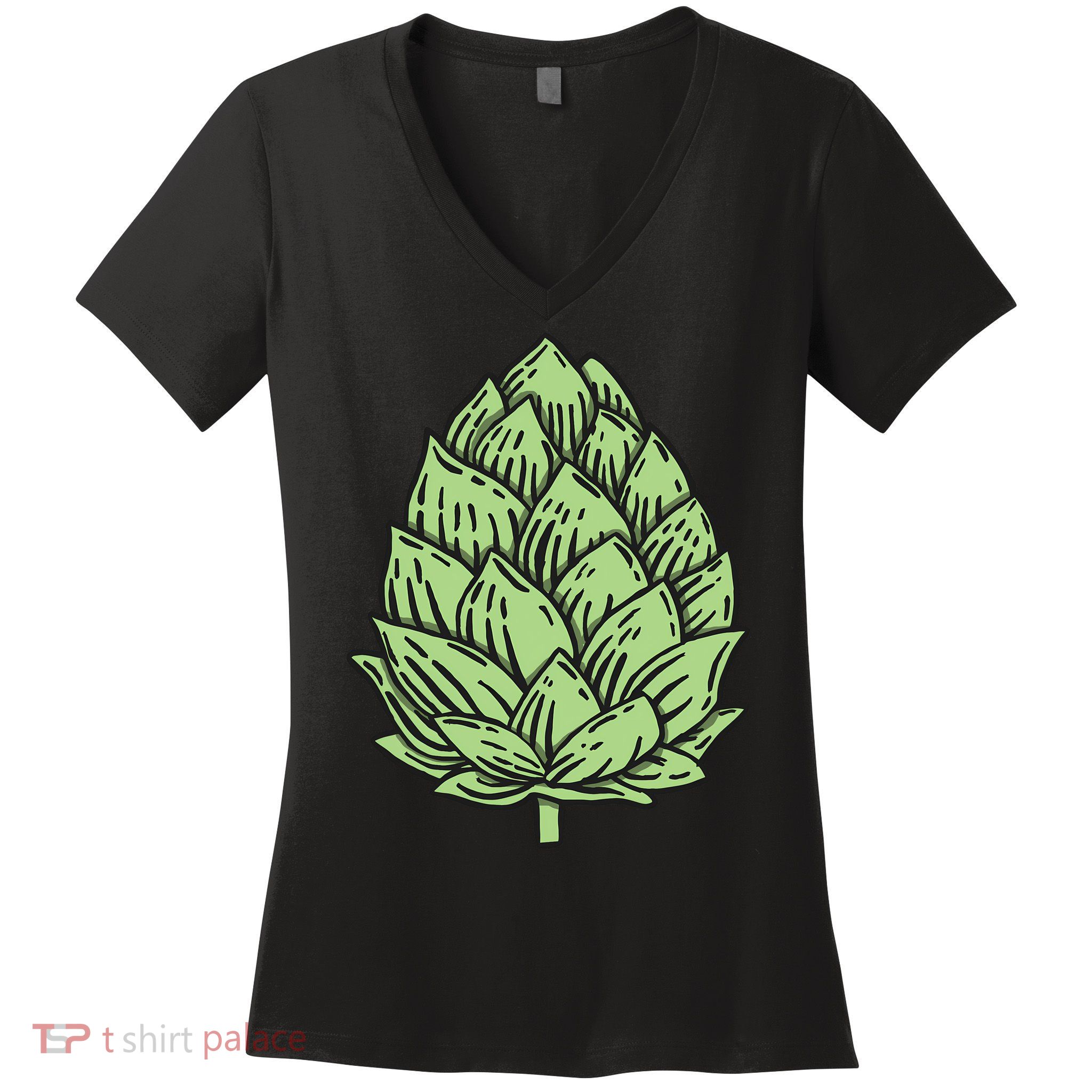 Beer Hops Women's V-Neck T-Shirt