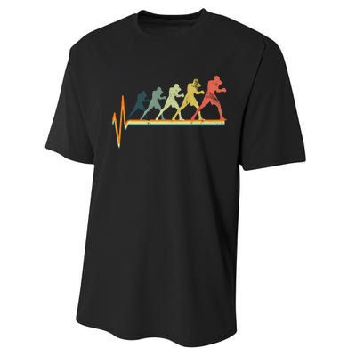 Boxing Heartbeat Boxer Gift Love Gift Performance Sprint T-Shirt