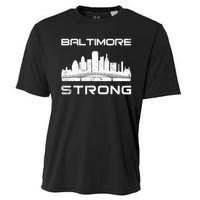 Baltimore Heart Baltimore Bridge Baltimore Strong Cooling Performance Crew T-Shirt