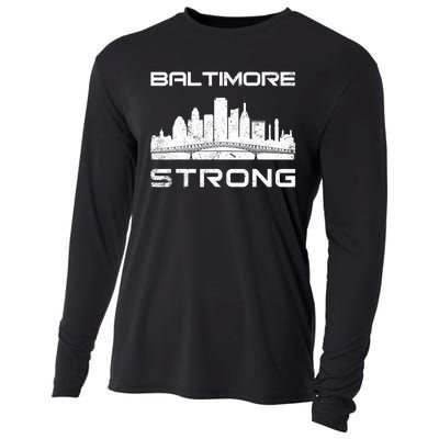 Baltimore Heart Baltimore Bridge Baltimore Strong Cooling Performance Long Sleeve Crew