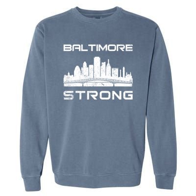 Baltimore Heart Baltimore Bridge Baltimore Strong Garment-Dyed Sweatshirt