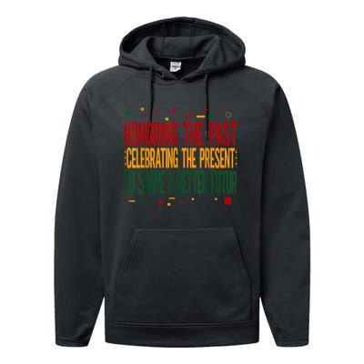 Black History Black History Month Motivational Performance Fleece Hoodie