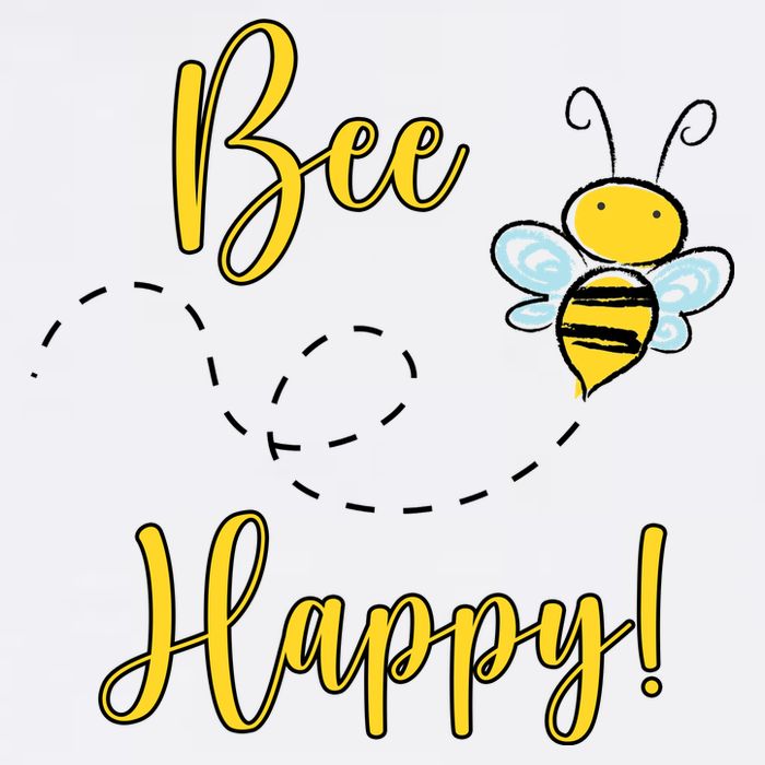 Bee Happy Bumblebee Cute Gift 11oz C Handle Ceramic Mug