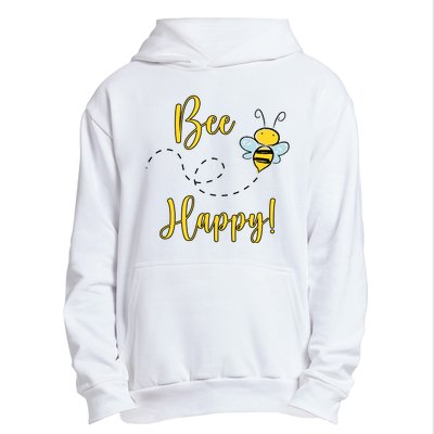 Bee Happy Bumblebee Cute Gift Urban Pullover Hoodie