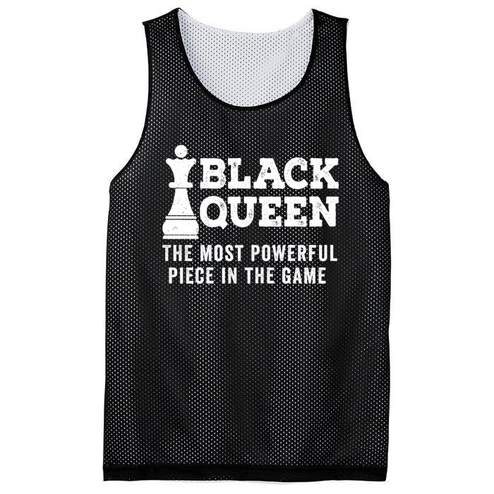 Black History Black Queen Chess African Black Pride Mesh Reversible Basketball Jersey Tank