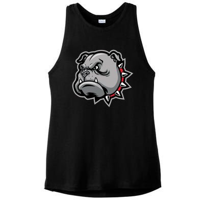 Bulldog Head Ladies PosiCharge Tri-Blend Wicking Tank