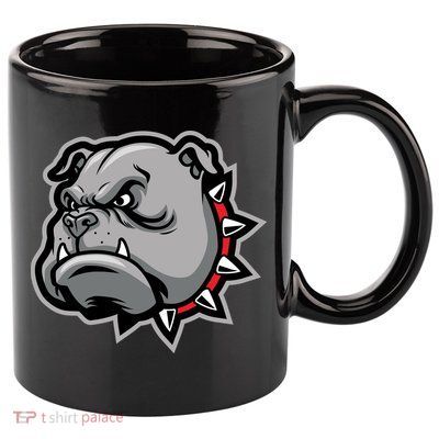 Bulldog Head 11oz C Handle Ceramic Mug