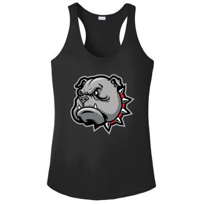 Bulldog Head Ladies PosiCharge Competitor Racerback Tank