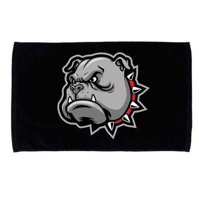 Bulldog Head Microfiber Hand Towel