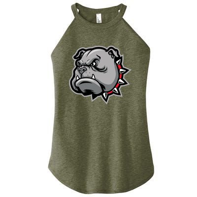 Bulldog Head Women's Perfect Tri Rocker Tank