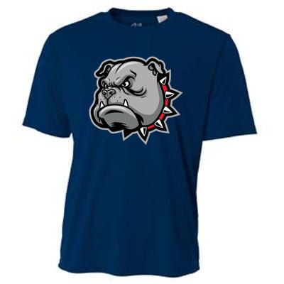 Bulldog Head Cooling Performance Crew T-Shirt