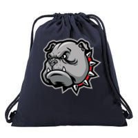 Bulldog Head Drawstring Bag