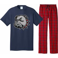 Bulldog Head Pajama Set