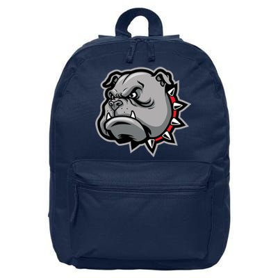 Bulldog Head 16 in Basic Backpack