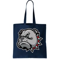 Bulldog Head Tote Bag