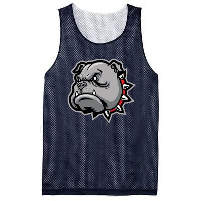 Bulldog Head Mesh Reversible Basketball Jersey Tank