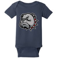 Bulldog Head Baby Bodysuit