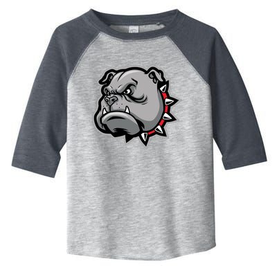 Bulldog Head Toddler Fine Jersey T-Shirt