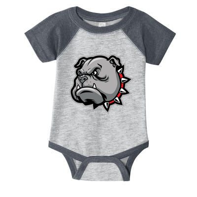 Bulldog Head Infant Baby Jersey Bodysuit