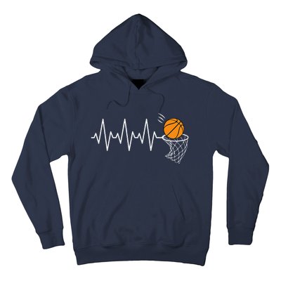 Basketball Heartbeat Basketball Lover Hoodie