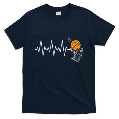 Basketball Heartbeat Basketball Lover T-Shirt