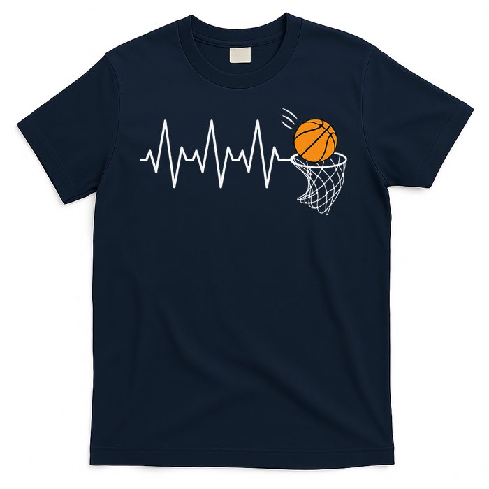 Basketball Heartbeat Basketball Lover T-Shirt