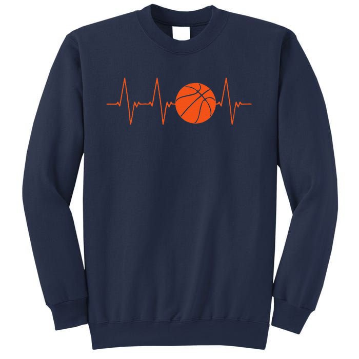 Basketball Heartbeat Bball Gift Sweatshirt