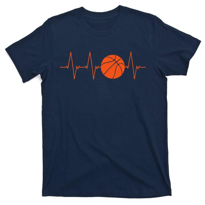 Basketball Heartbeat Bball Gift T-Shirt