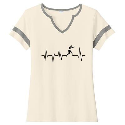 Boxer Heartbeat Boxing Gift Boxing Lover Boxing Trainer Ladies Halftime Notch Neck Tee