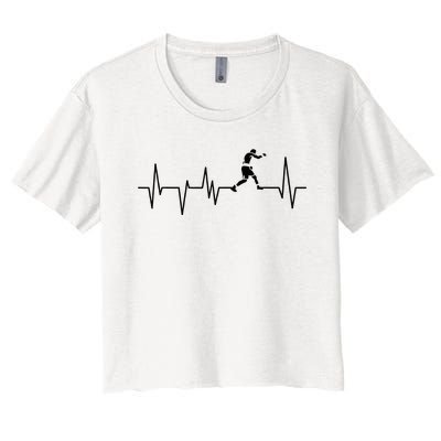 Boxer Heartbeat Boxing Gift Boxing Lover Boxing Trainer Women's Crop Top Tee