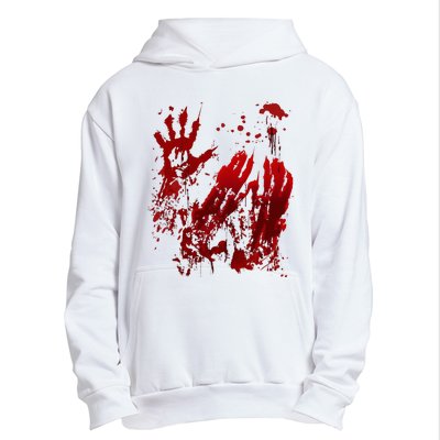 Bloody Halloween Blood Splatter Zombie Hand Urban Pullover Hoodie