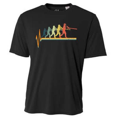 Baseball Heartbeat Cooling Performance Crew T-Shirt