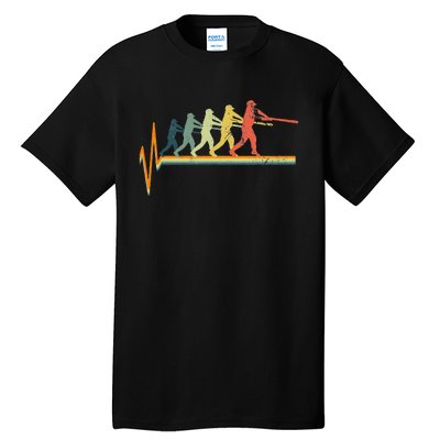 Baseball Heartbeat Tall T-Shirt