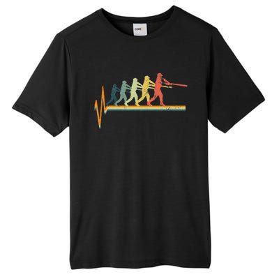 Baseball Heartbeat Tall Fusion ChromaSoft Performance T-Shirt