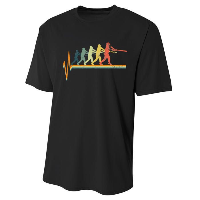 Baseball Heartbeat Performance Sprint T-Shirt