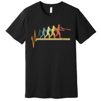 Baseball Heartbeat Premium T-Shirt