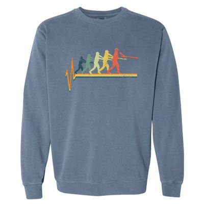 Baseball Heartbeat Garment-Dyed Sweatshirt