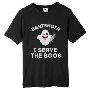 Bartender Halloween Bartender Ghost I Serve The Boos Tall Fusion ChromaSoft Performance T-Shirt