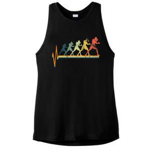 Boxing Heartbeat Boxer Gift Love Ladies PosiCharge Tri-Blend Wicking Tank