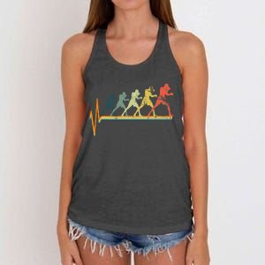 Boxing Heartbeat Boxer Gift Love Women's Knotted Racerback Tank